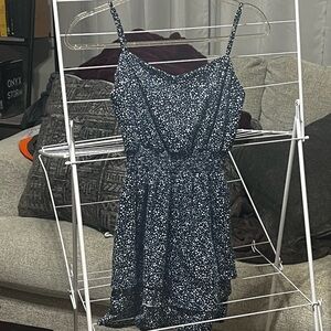 Emerald Sundae Navy and White Mini Dress